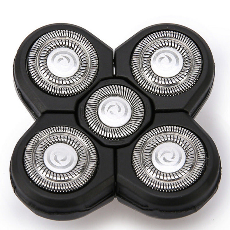 2021 Men's Waterproof Rotary Shaver with 5 Heads