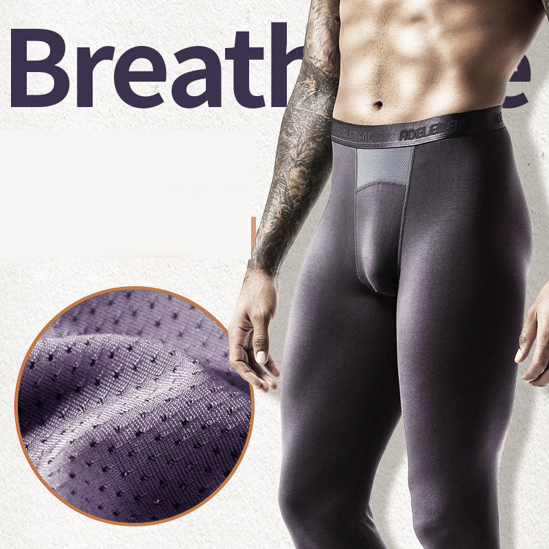 Men's Slim Fit Breathable Mesh Leggings for Autumn/Winter