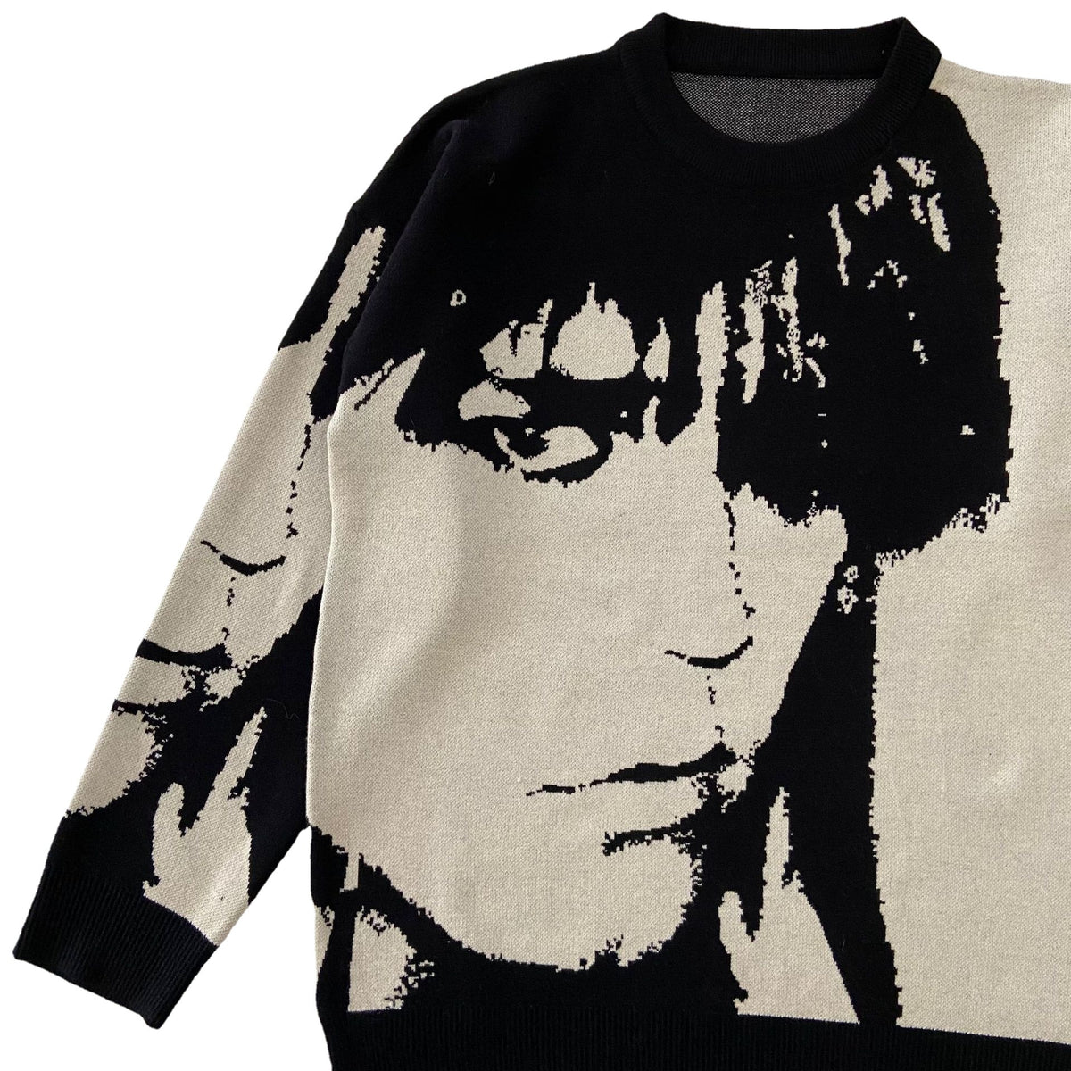 Japanese Retro Men's Round Neck Sweater (Fall/Winter)