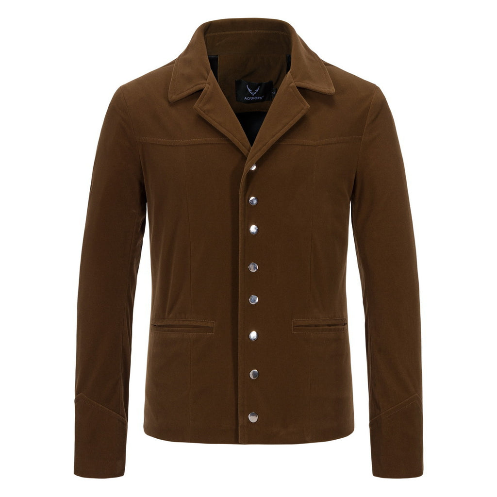 Men's Velvet Jacket - Single Breasted, Autumn/Winter 2021