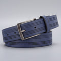 Men's Zinc Alloy Buckle Leather Belt - Versatile Casual Wear