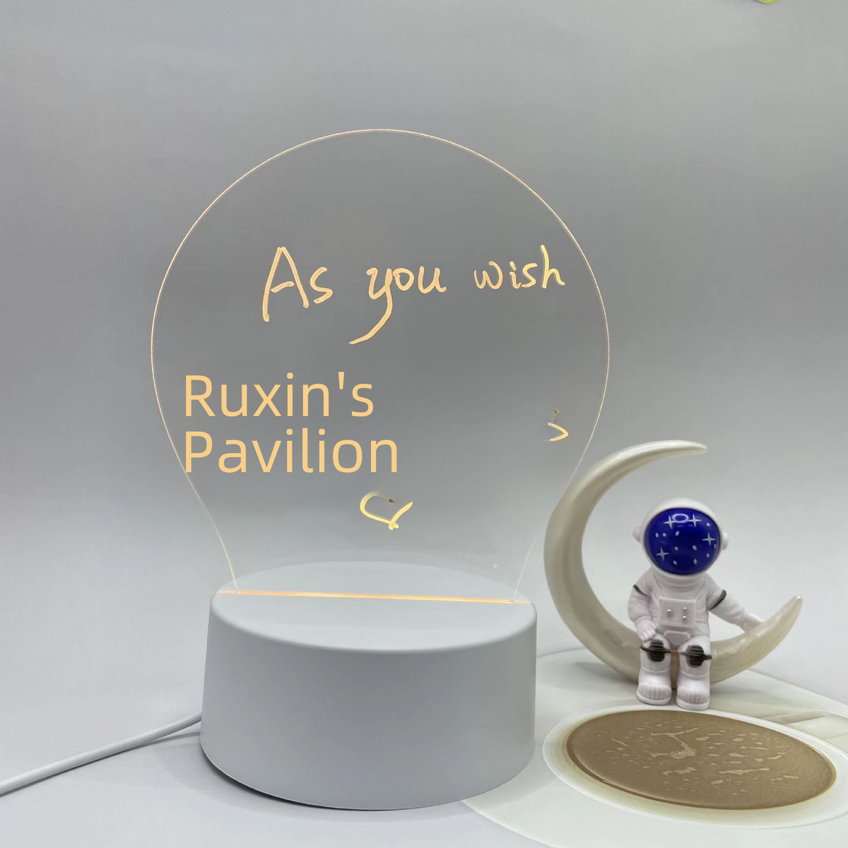 3D Creative Acrylic Night Light with Custom Logo