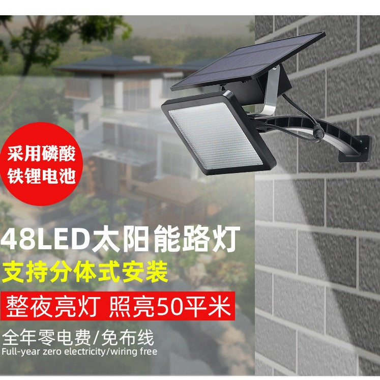 48 LED Solar Landscape Wall Light for Indoor/Outdoor Use