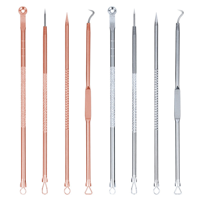 Stainless Steel Pimple Extractor 4-Piece Set