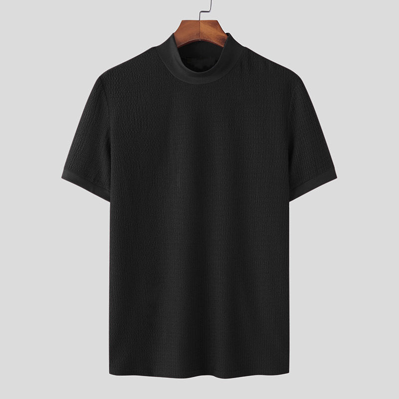 2023 Summer Men's Short Sleeve Knit T-Shirt