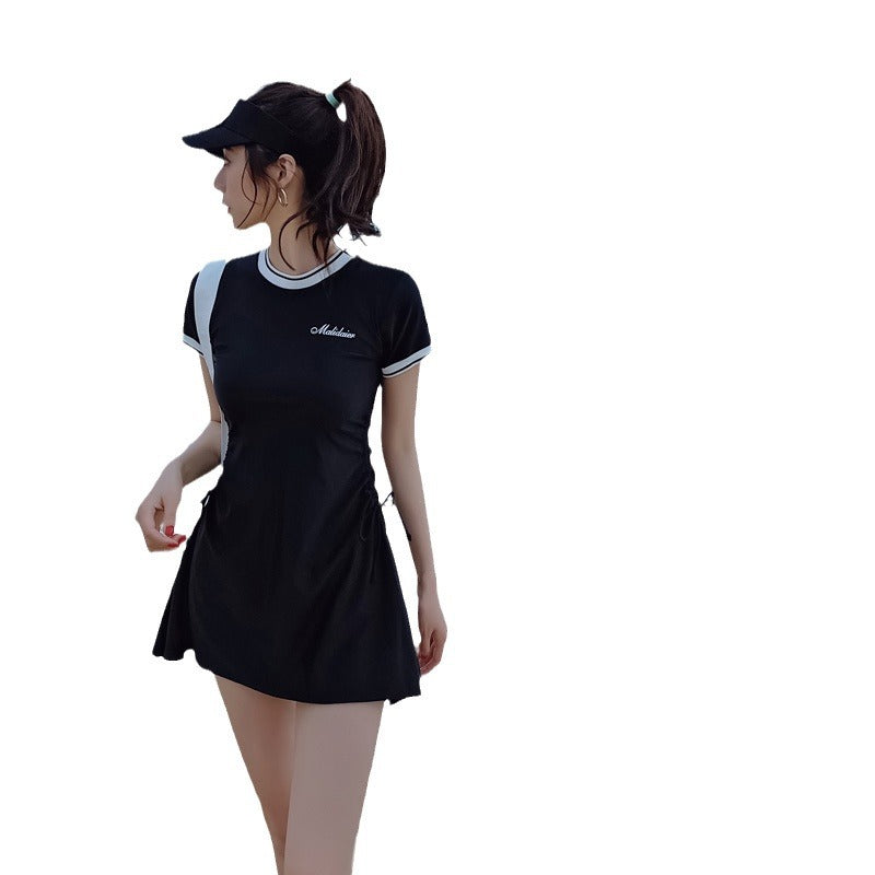 2024 Women's Two-Piece Swimwear Skirt Style Sporty