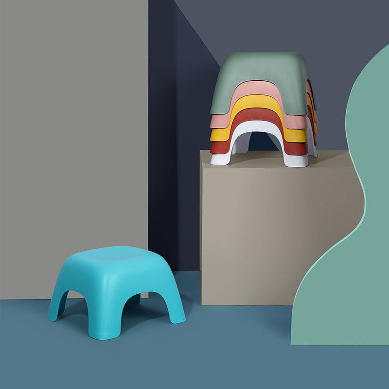 Cartoon Kids Plastic Stool for Home and Bathroom