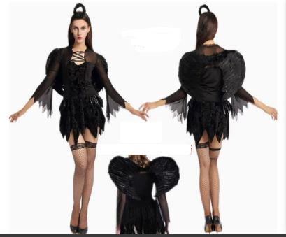 Dark Angel Costume, Halloween Outfit, Anime Attire