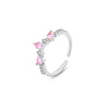 Women's Light Luxury Sterling Silver Water Drop Ring