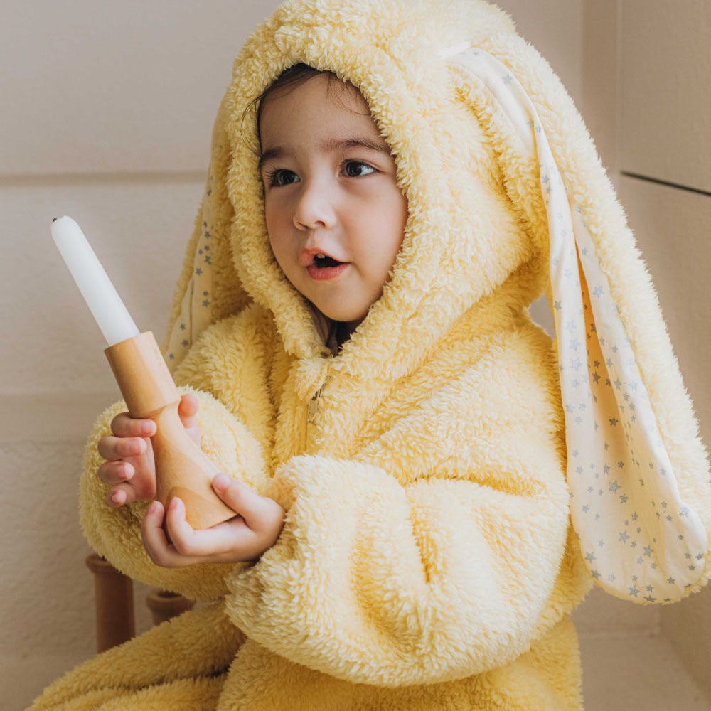 New Korean Style Kids Rabbit Plush Bodysuit (Thick)