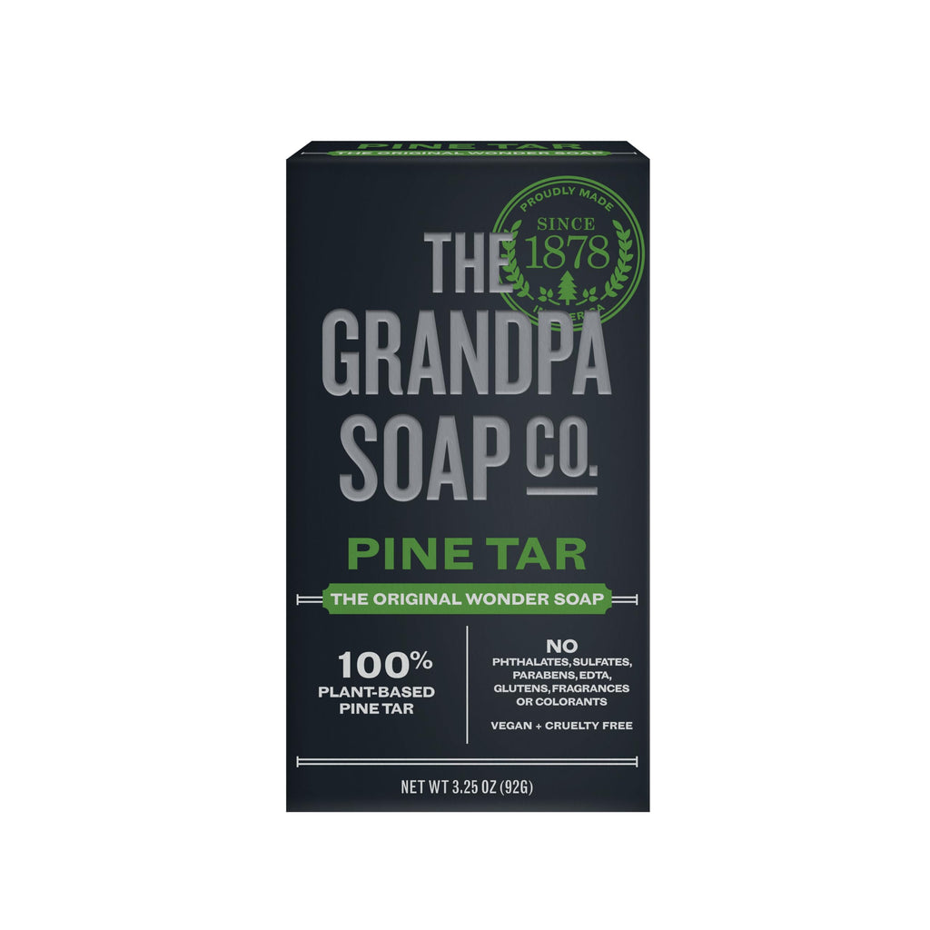 Grandpas Pine Tar Soap Medium Size - 3.25 oz