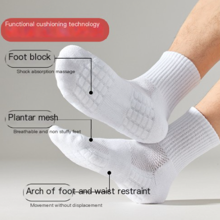 Men's Mid-Calf American Style Basketball Socks (Couples)
