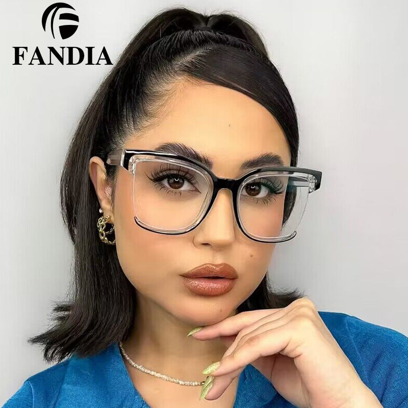 Fashion Optical Colorful Square Frames Blue Light Glasses