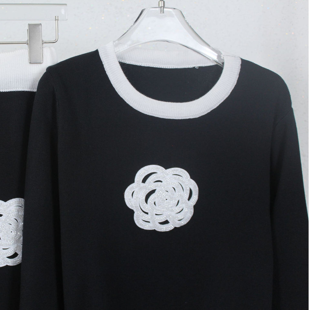 Autumn Winter Two-Piece Sweater Set for Women