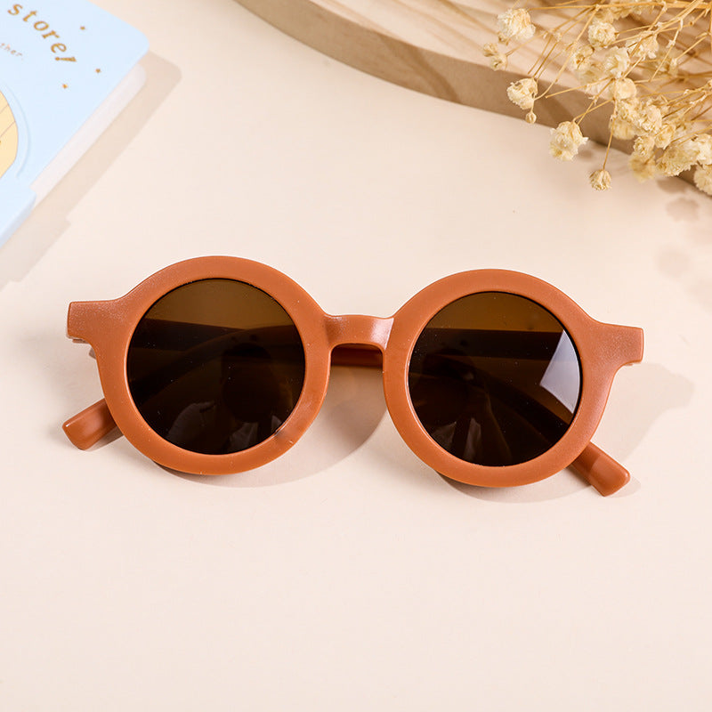 2022 Fashion Round Frame UV400 Glasses for Kids