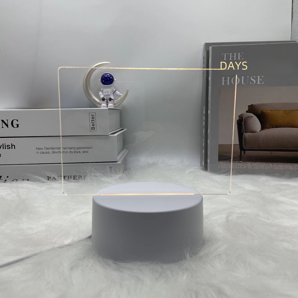 3D Creative Acrylic Night Light with Custom Logo