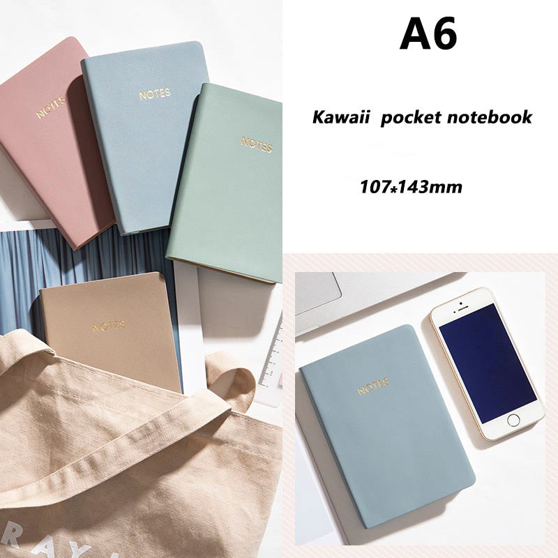 A6 Mini Pocket Notebook - Portable Notepad