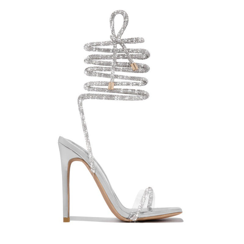 2023 New Fashion High Heel Strappy Sandals