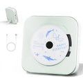 Yintiny Light Green Audio CD Player with Speakers for Home Decor (CD909)