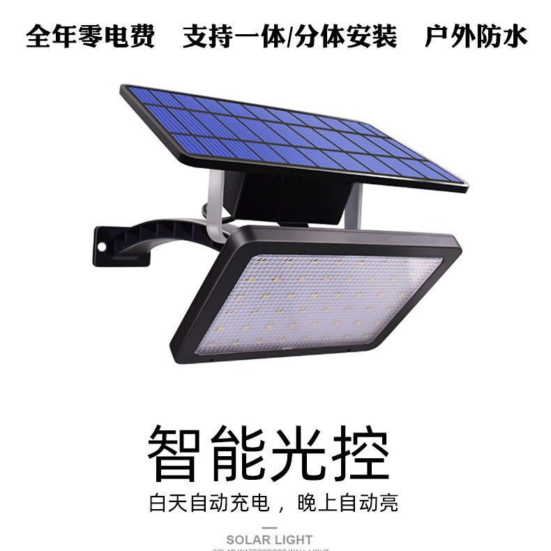 48 LED Solar Landscape Wall Light for Indoor/Outdoor Use