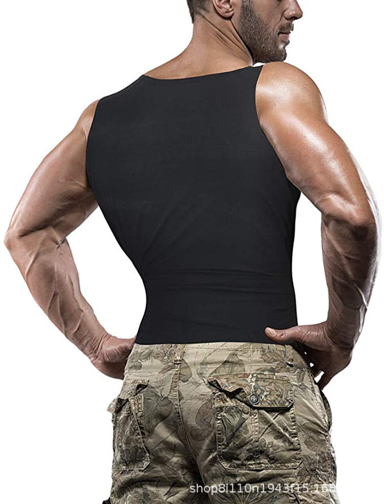 Men's Sweat Vest for Body Shaping and Fitness