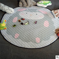 Cotton Car Storage Mat with Toy Organizer Bag