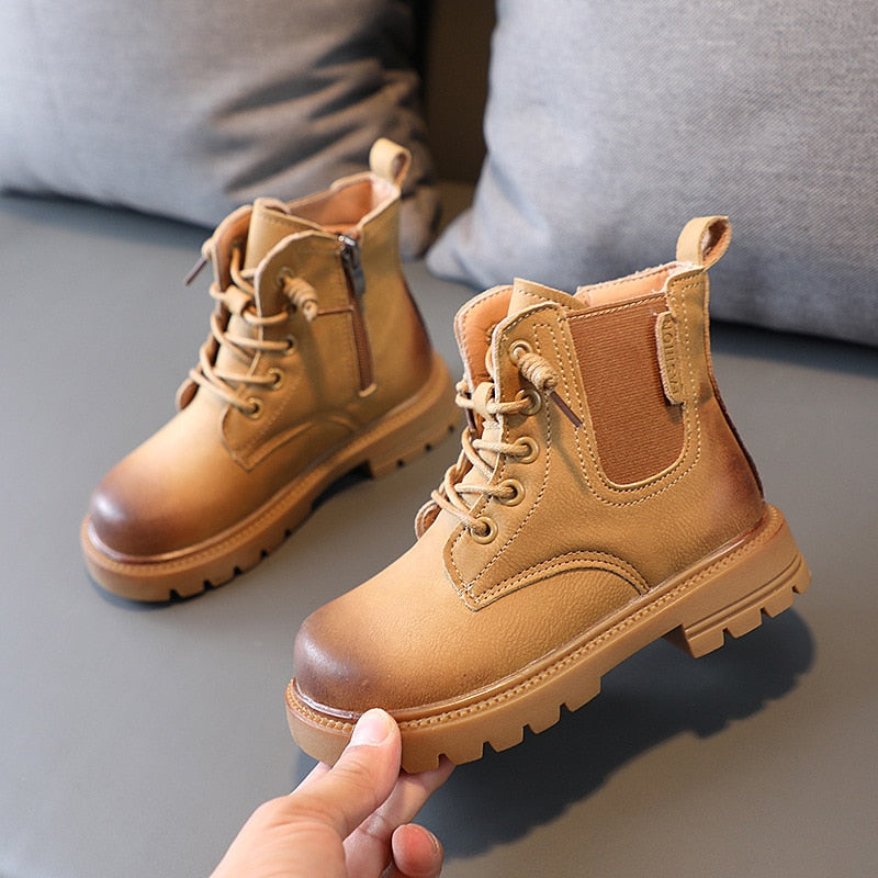 Trendy Casual Martin Boots for Boys' Sports Fashion