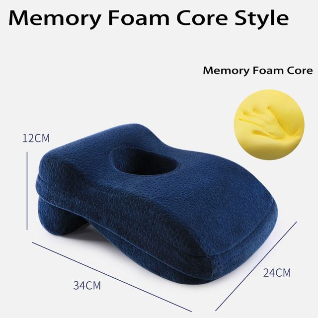 Solid Color Simple Nap Pillow for Sleeping