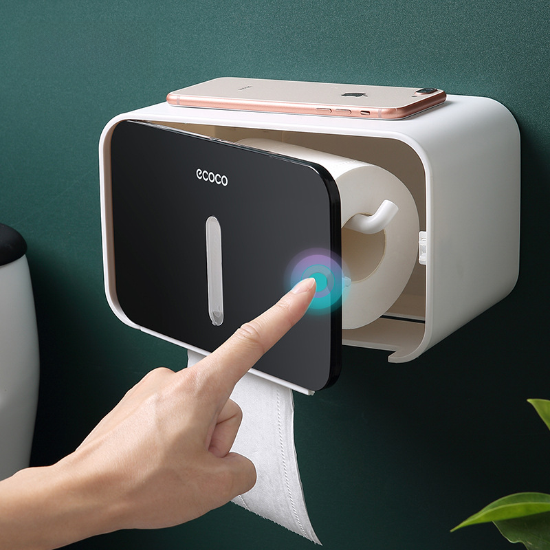 Ecoco Creative Waterproof Wall-Mounted Tissue Box