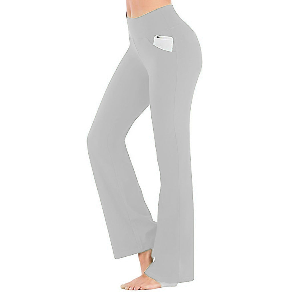 2023 Women's High-Waist Flared Yoga Pants in Stock