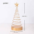 Spiral Christmas Tree Iron Ornaments for Home Decor