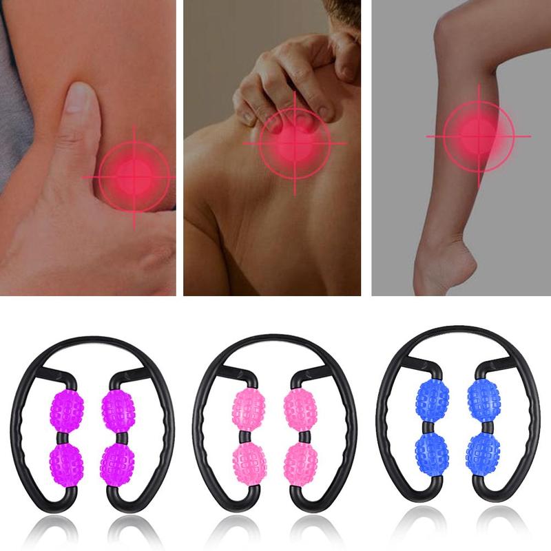 Circular Leg Trainer with Muscle Massage Roller