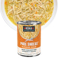 KOHA Pure Shreds Chicken Entrée for Dogs 12.5oz Cans (Pack of 12)