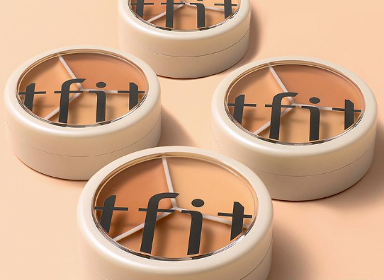 Tift Three-Color Concealer for Dark Circles and Blemishes