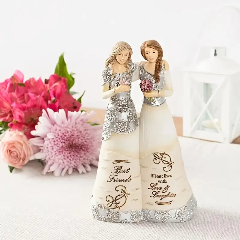 Sisters & Friends Resin Angels Figurines for Home Decor