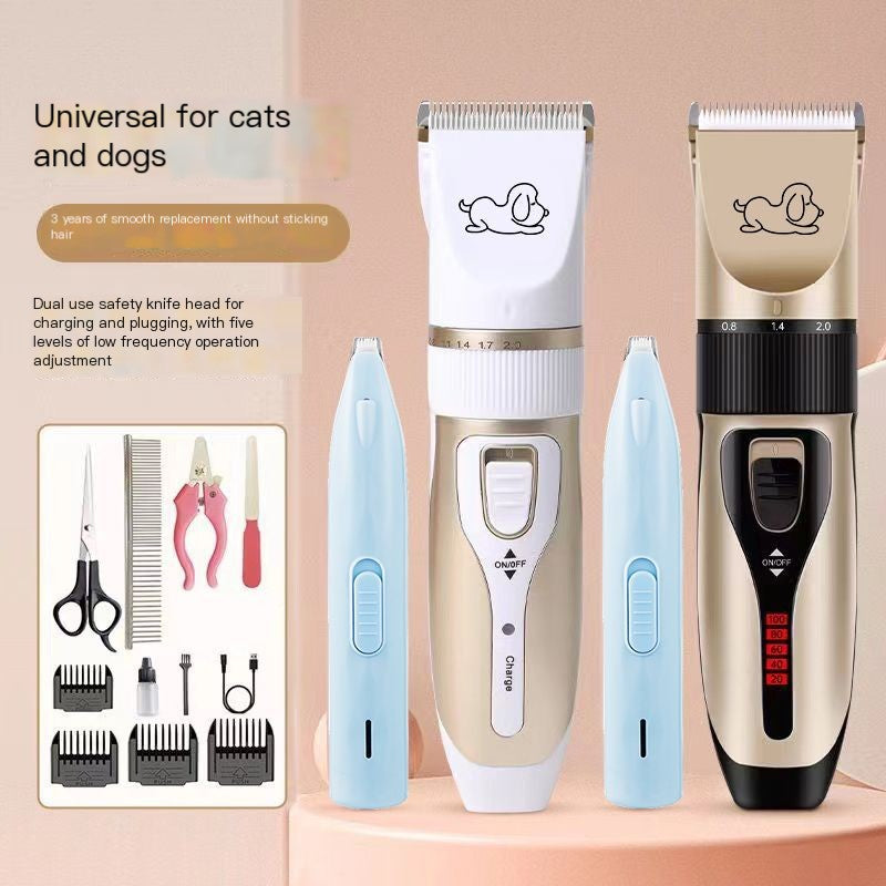 Dog Grooming Clipper for Pets - Includes Accessories