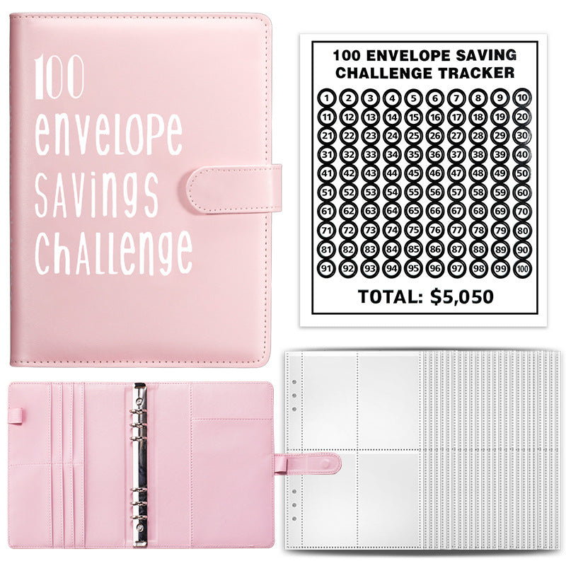 100 Envelope Challenge Notebook for Couples' Savings