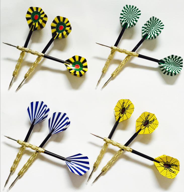 Dartboard with Dart Tips and Needle Style Darts