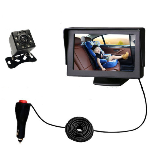 Baby HD Night Vision Car Camera with Folding Monitor (Set)