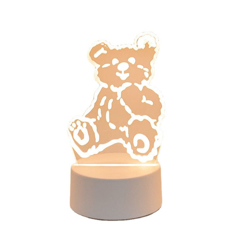 3D Creative Acrylic Night Light with Custom Logo