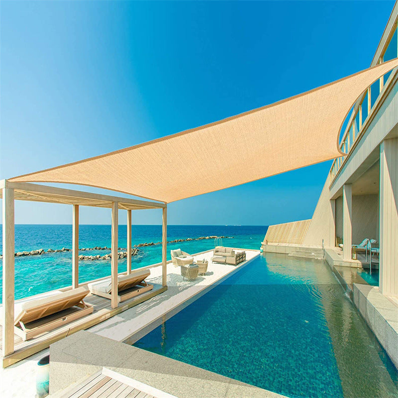 Outdoor Waterproof UV-Resistant Triangle Sunshade Canopy