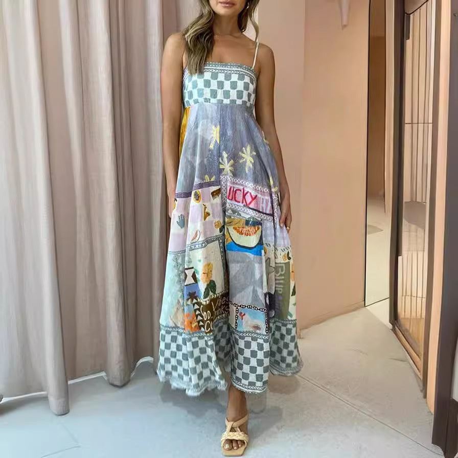 2023 Summer Sexy Floral Maxi Dress for Women