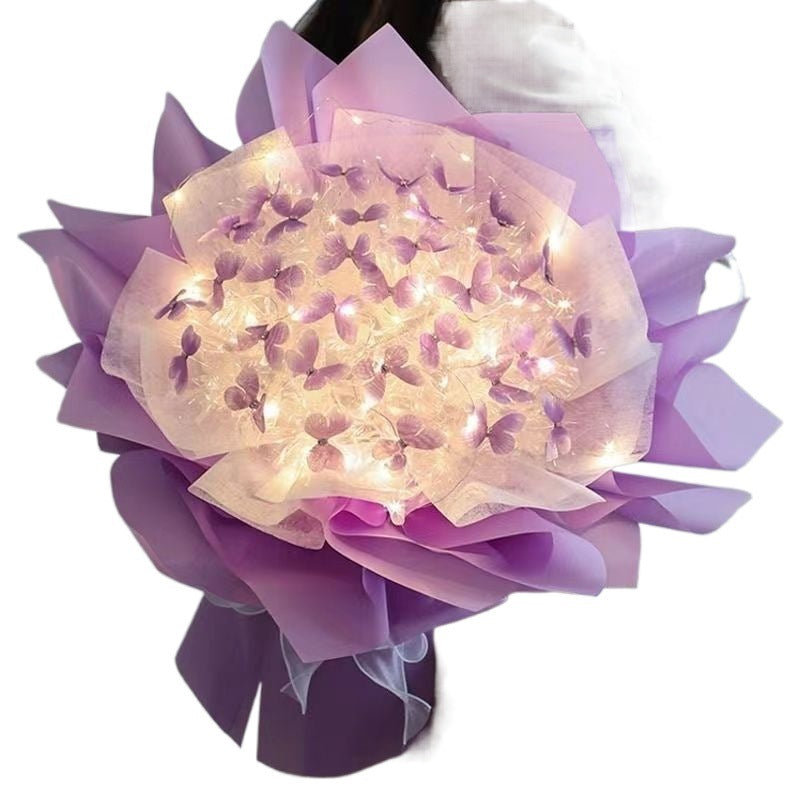 DIY Handmade Butterfly Flower Bouquet Kit for Gifts