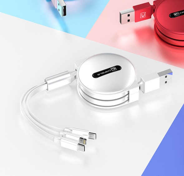 3-in-1 Fast Charging Data Cable by Kafele