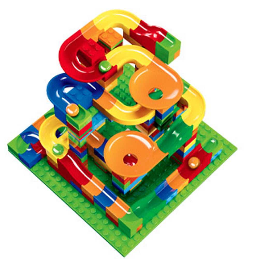 168-Piece Pellet Slide Building Blocks Track Puzzle Set