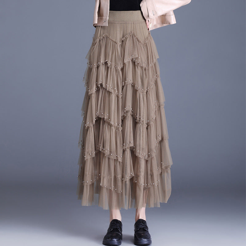 Irregular Pink Tulle Skirt for Women - Fashion 2022