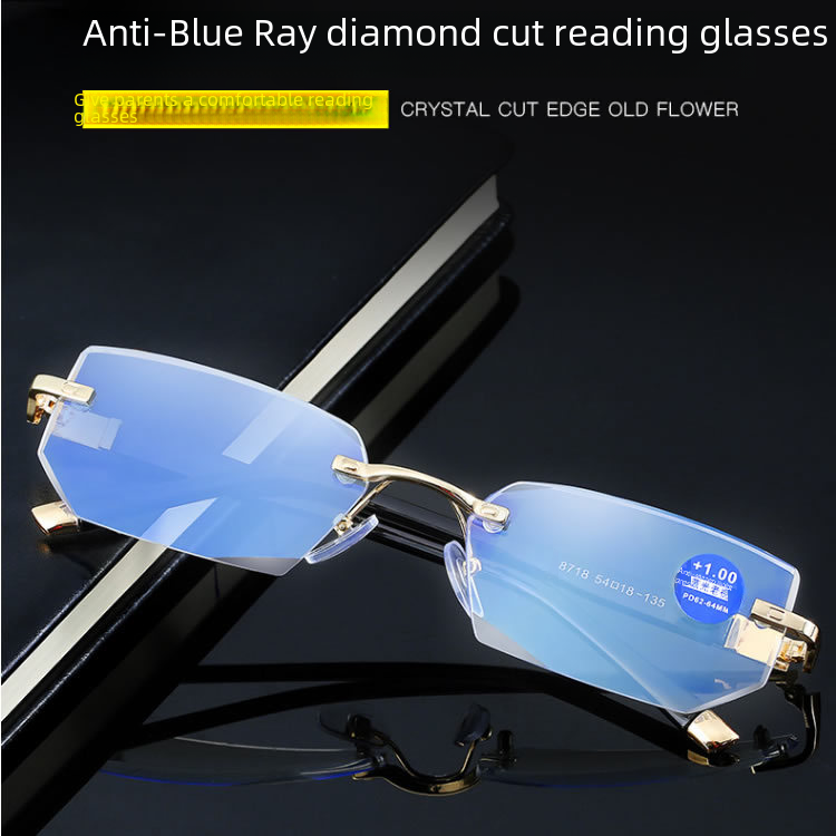 Blue Light Blocking Diamond Cut Reading Glasses Bulk