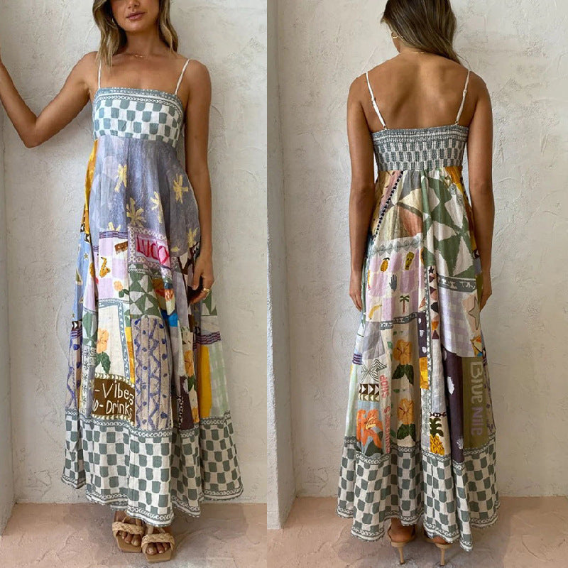 2023 Summer Sexy Floral Maxi Dress for Women