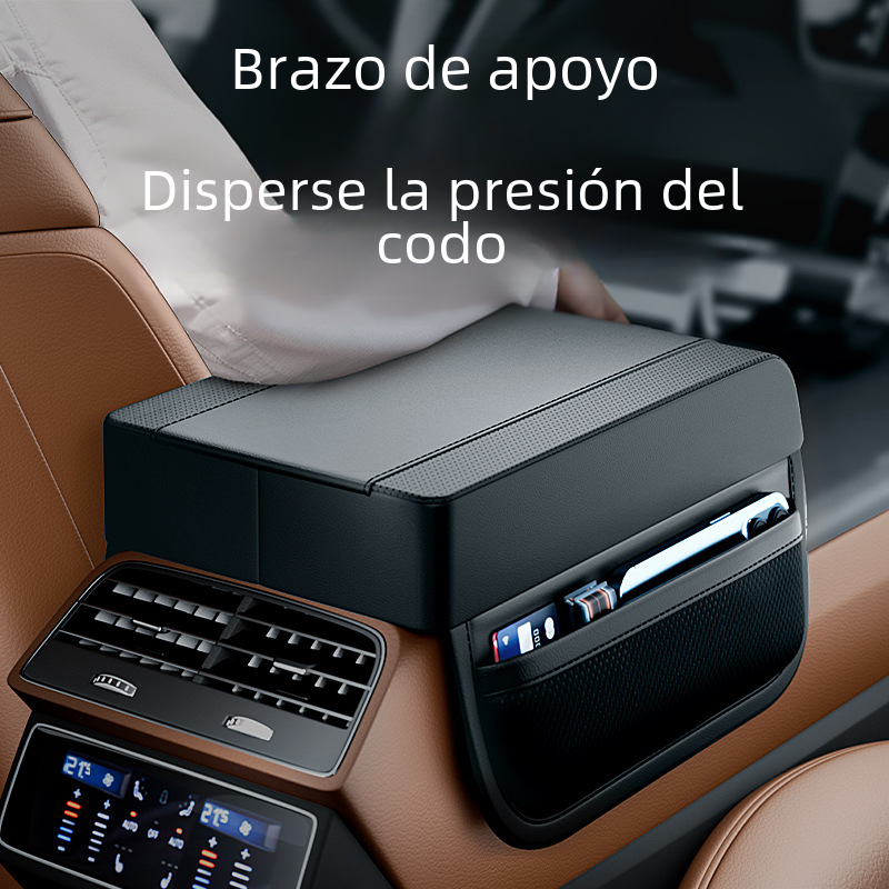 Universal Car Armrest Cushion with Memory Foam Support