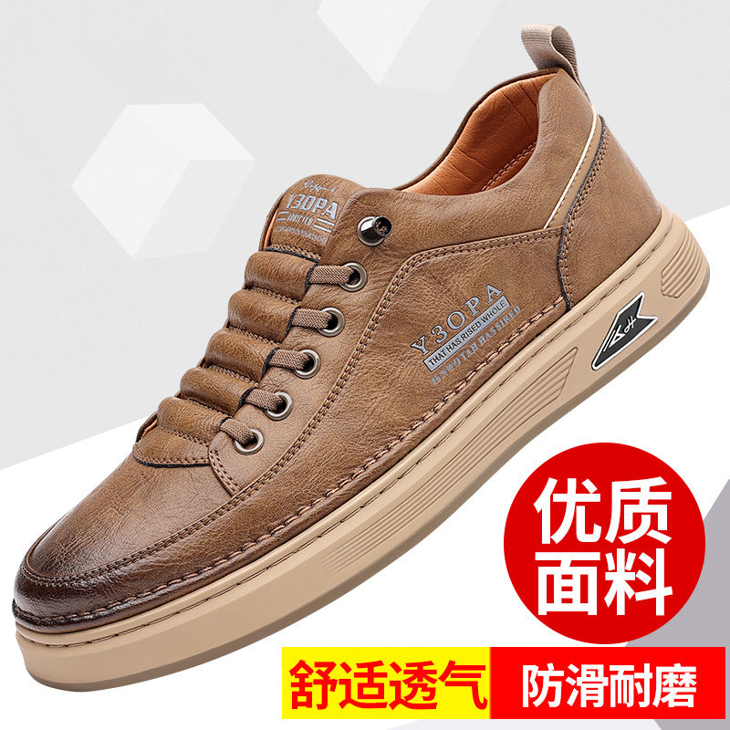 2024 Men's Soft Leather Casual Shoes - Trendy Style